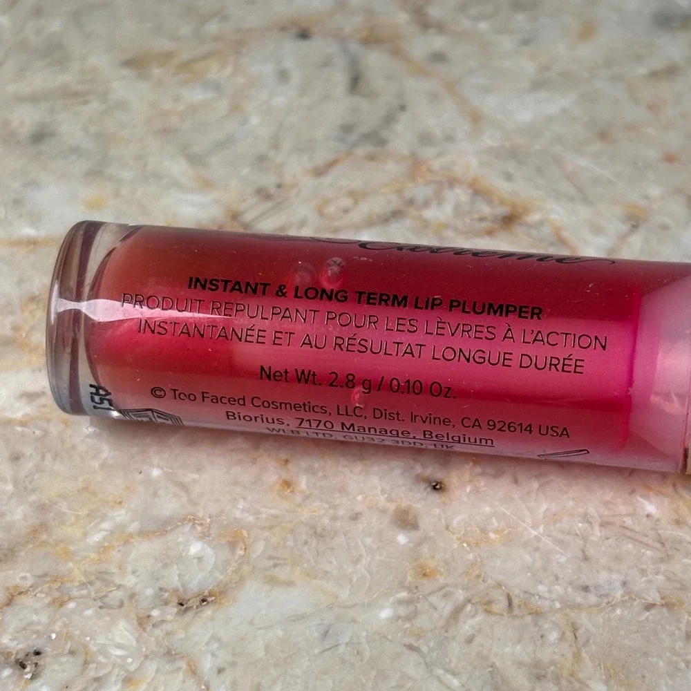 Too Faced Lip Injection Extreme 0.10oz Bubblegum Yum Plumping Lip Gloss Mini